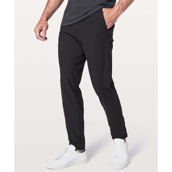 Lululemon Men’s 38 x 28.75 Commission Pant Slim Warpstreme Black M5522S - Picture 2 of 5